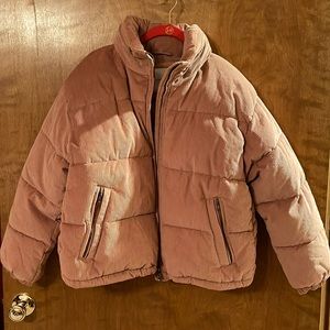 AE corduroy puffer jacket